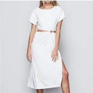 Good American Dreamy Cut - Out Midi Dress size 1/small